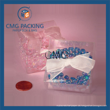 Klare transparente Schmuck Geschenk Verpackung Box (CMG-PVC-005)
